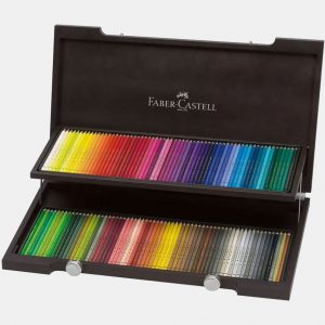 Faber-Castell - Matite Colorate Polychromos Valigetta legno 120