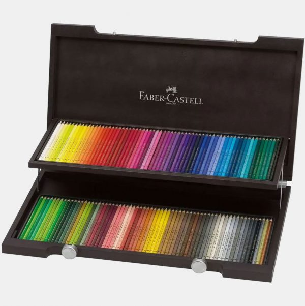 Faber-Castell - Matite Colorate Polychromos Valigetta legno 120