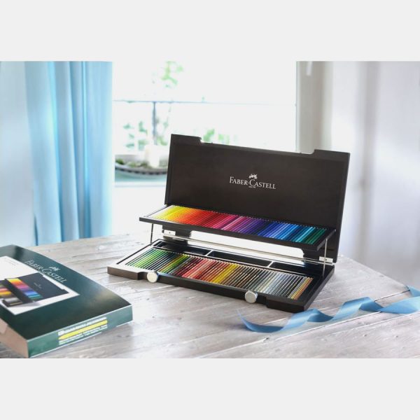 Faber-Castell - Matite Colorate Polychromos Valigetta legno 120