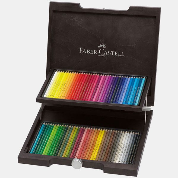 Faber-Castell – Matite Colorate Polychromos Valigetta legno 72