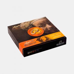 Scatola di cartone The Year of Rembrandt 410 colori olio Pellegrini Brera Milano