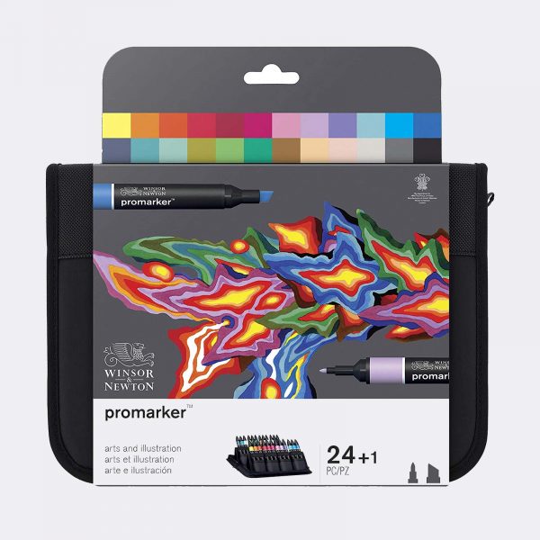 pennarelli Winsor Newton promarker Art Illustration Pellegrini Brera Milano