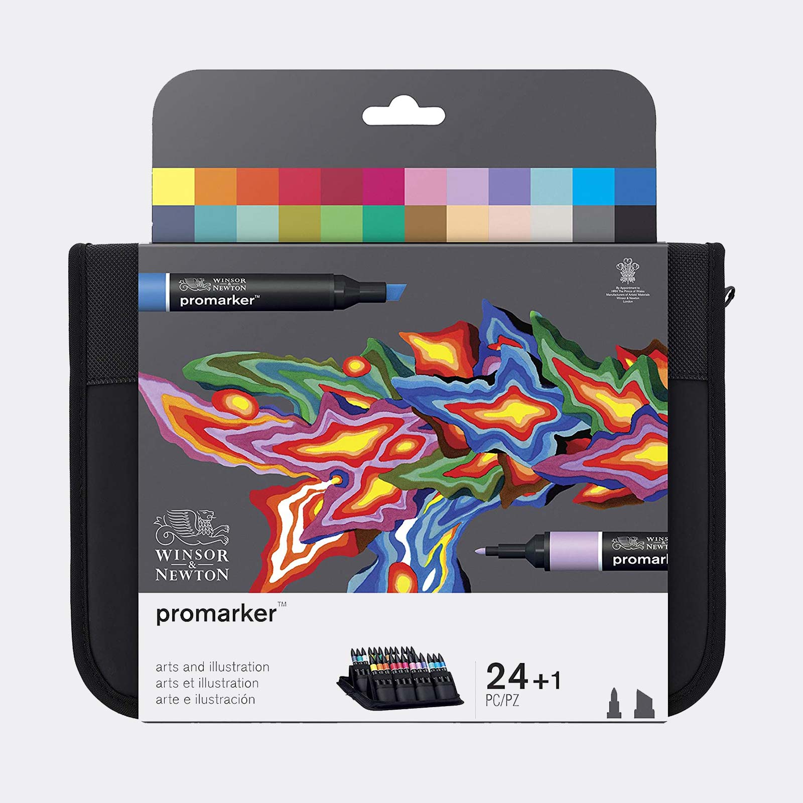 Winsor & Newton - Trousse 24 + 1 pennarelli Promarker Art & Illustration -  Pellegrini Brera - La Bottega d'Arte di Milano