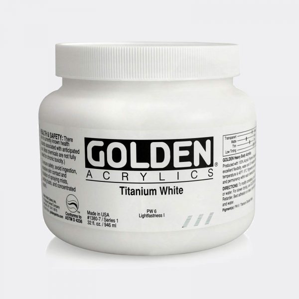 Golden Fluid Acrylic Colours 946ml Pellegrini Brera Milano