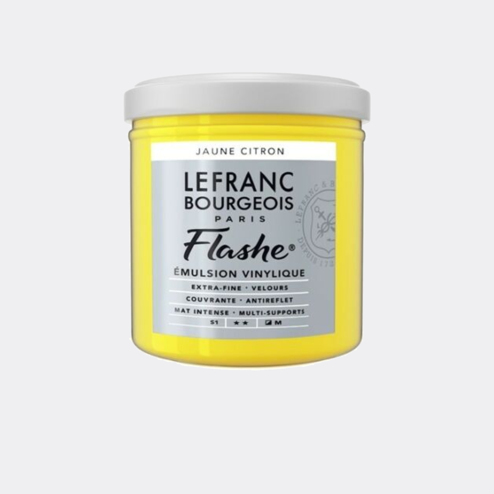 Lefranc Bourgeois Flashe Acrylfarbe, 125 ml, japanisches Gelblicht