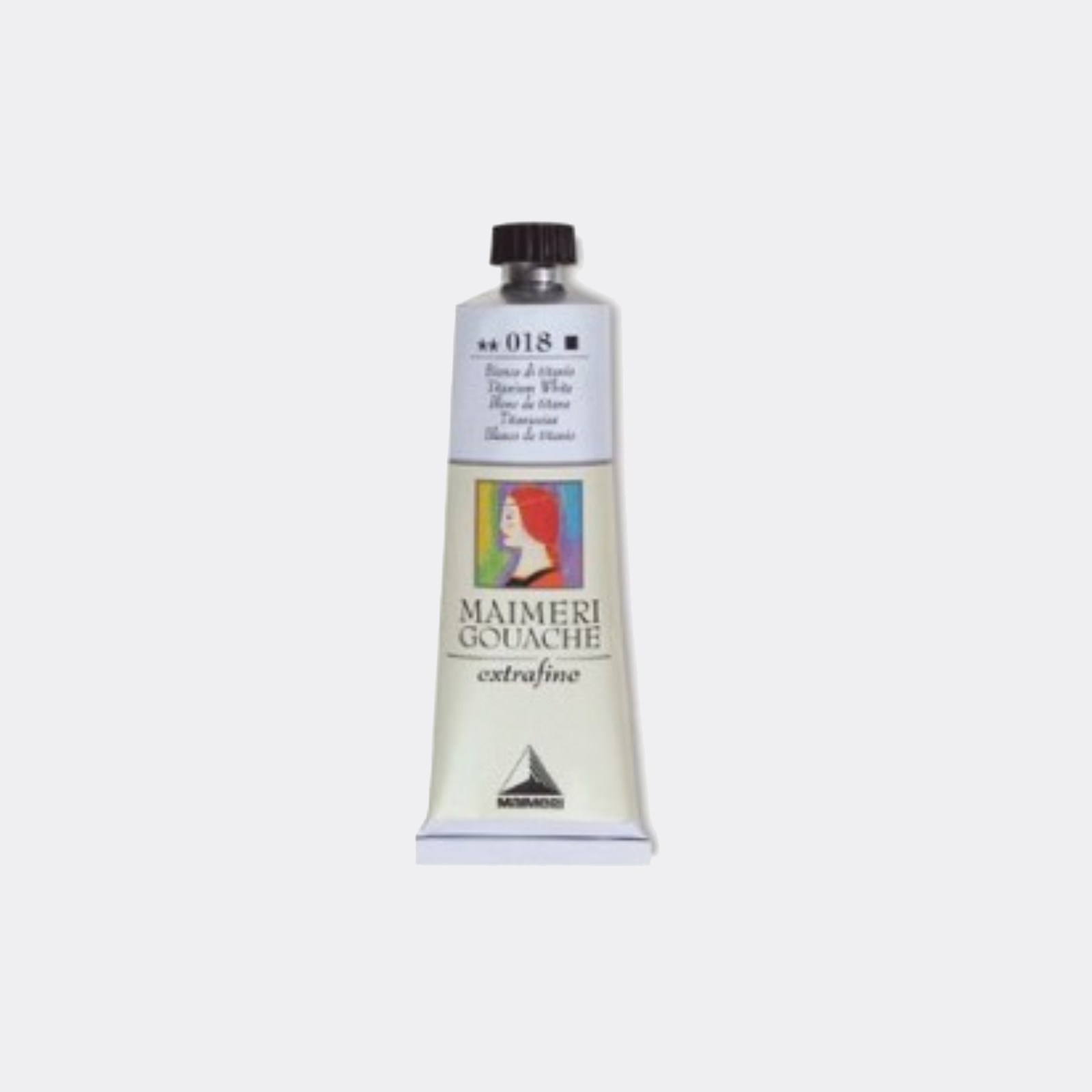 Colori Acrilici Brera Maimeri, 60ml. Maimeri, Brera Acrylic 018 BIANCO DI  TITANIO