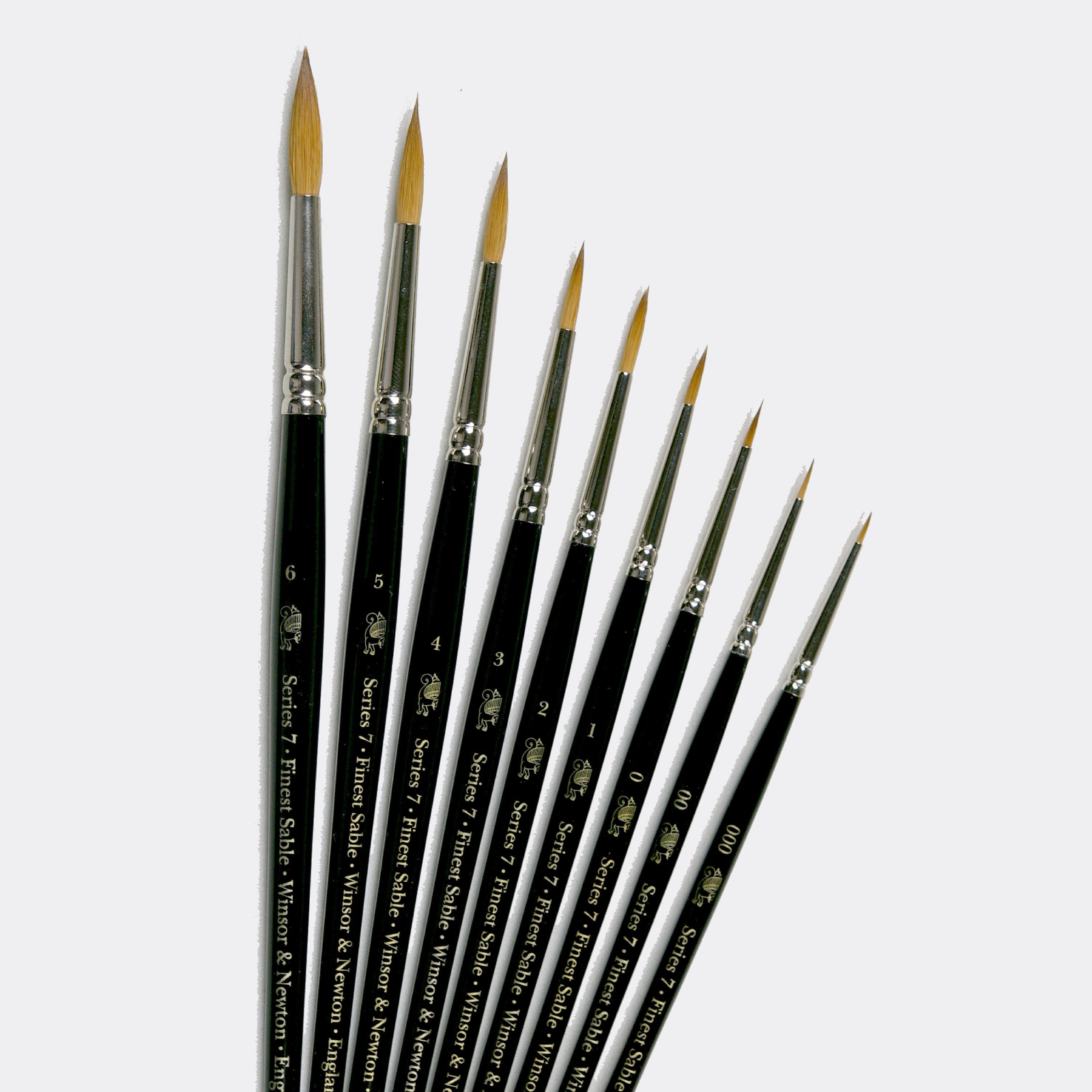 Winsor & Newton 5504008 Pennello Monarch - Setole Sintetiche Per Olio E Acrilico - 20 X 0,6 Cm