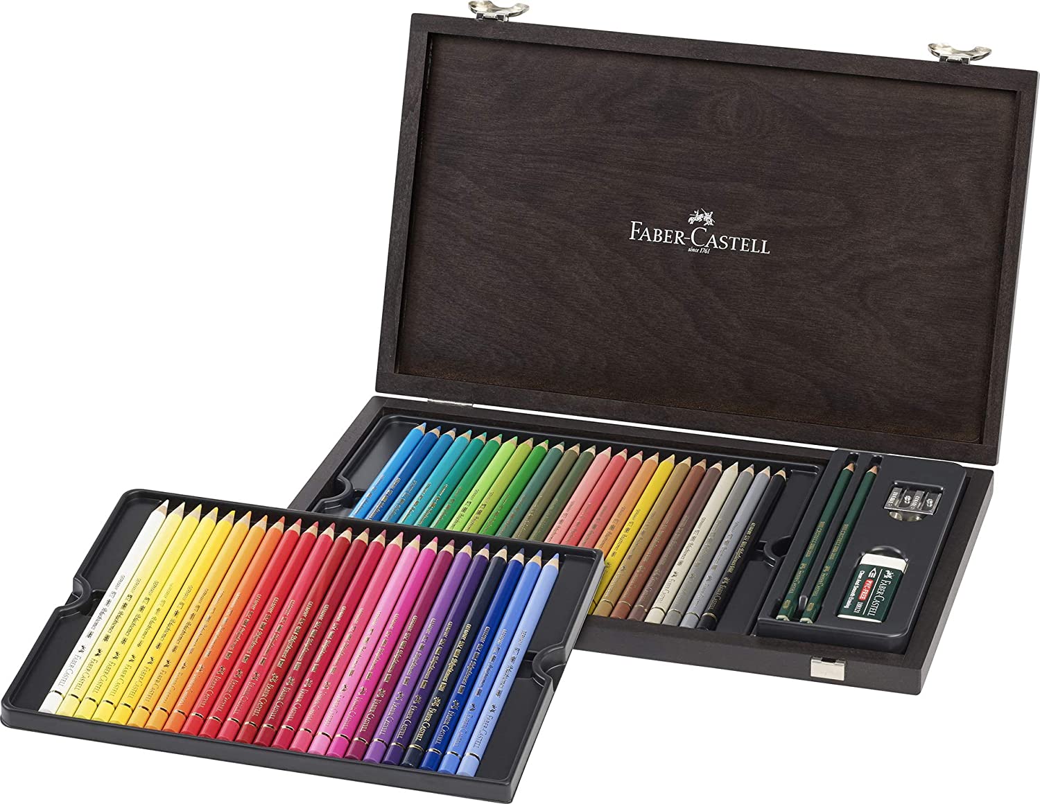 Valigetta 48 matite colorate sfumabili permanenti Faber-Castell Polychromos  - Pellegrini Brera - La Bottega d'Arte di Milano
