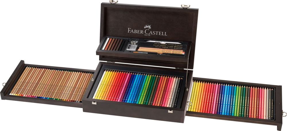 Valigetta in legno Collection Faber-Castell - Pellegrini Brera - La Bottega  d'Arte di Milano