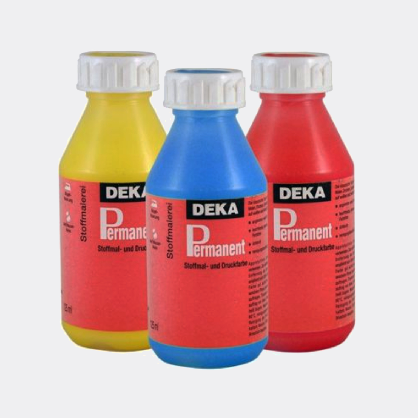 DEKA-Permanent, Classico colore per dipingere su stoffe chiare da 125ml -  Pellegrini Brera - La Bottega d'Arte di Milano