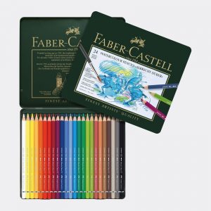 Astuccio metallo 36 matite colorate Sfumabili permanenti Faber-Castell  Polychromos - Pellegrini Brera - La Bottega d'Arte di Milano