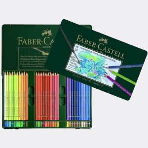 Valigetta 48 matite colorate sfumabili permanenti Faber-Castell