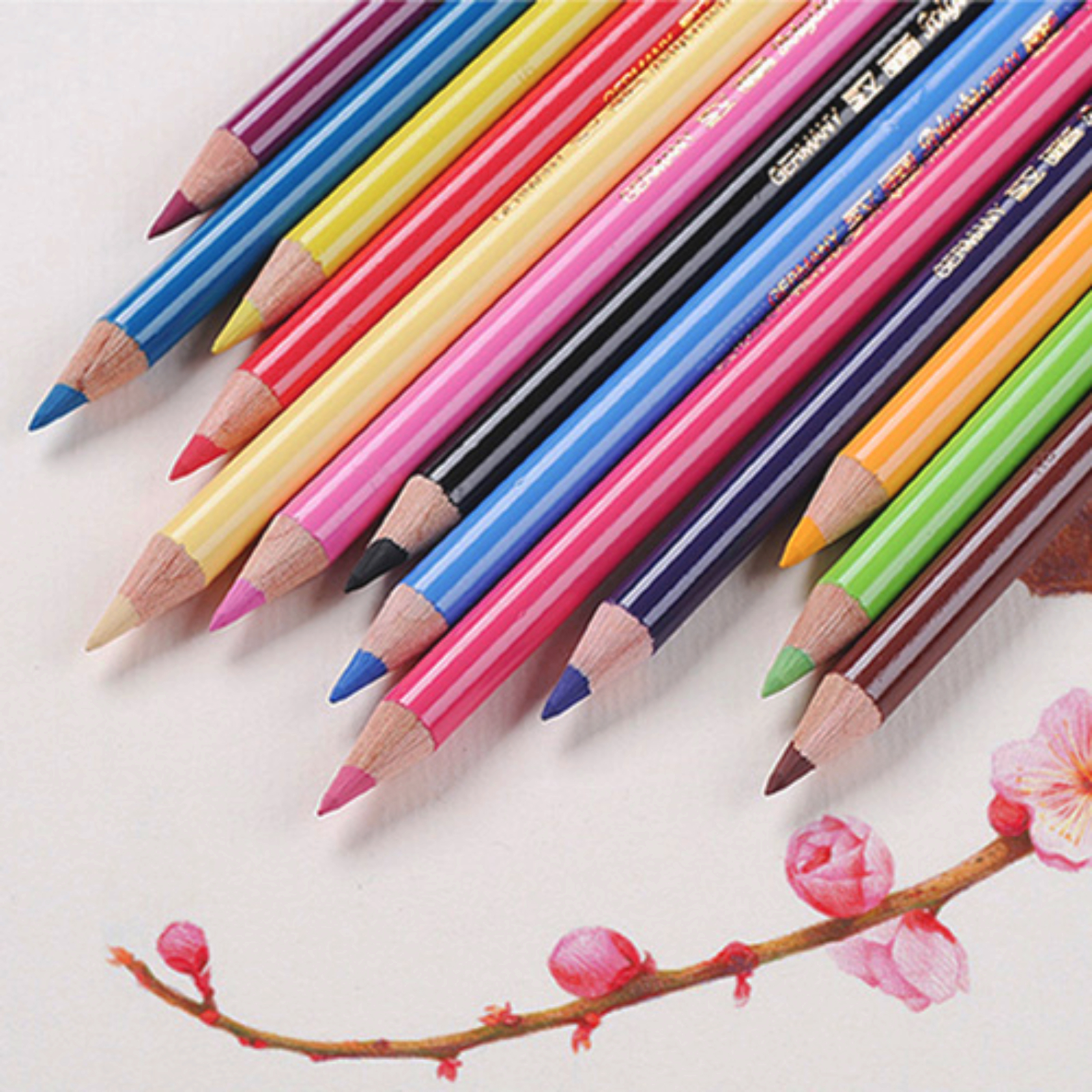 Astuccio metallo 36 matite colorate Sfumabili permanenti Faber