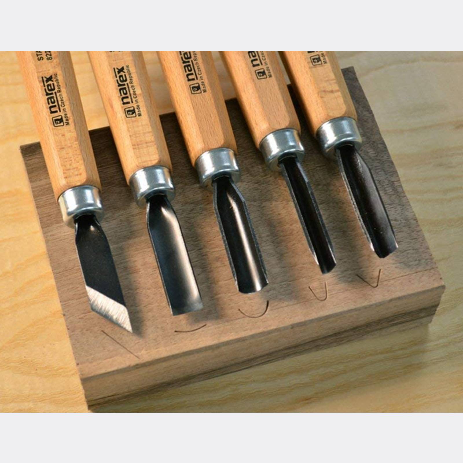 12pz scalpello intaglio legno scalpelli per legno con manico in noce IMOTECHOM Strumenti di intaglio del legno 
