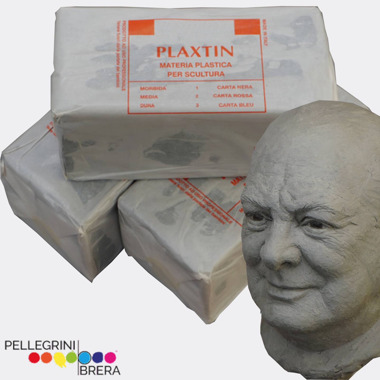 Materia plastica per scultura Plastilina