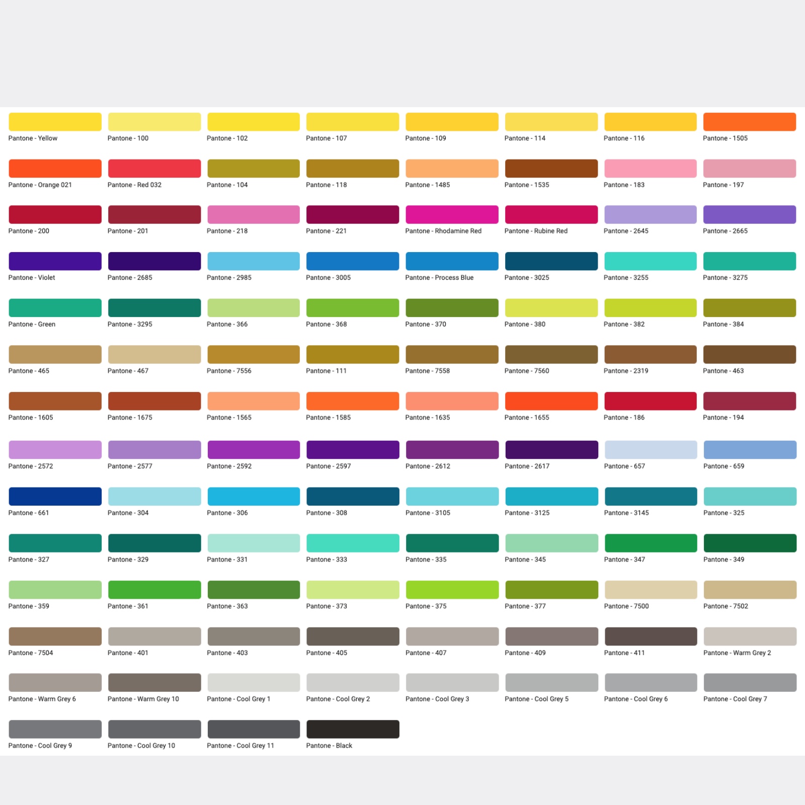 I Pantoni più apprezzati al mondo sono i Pennarelli Pantone